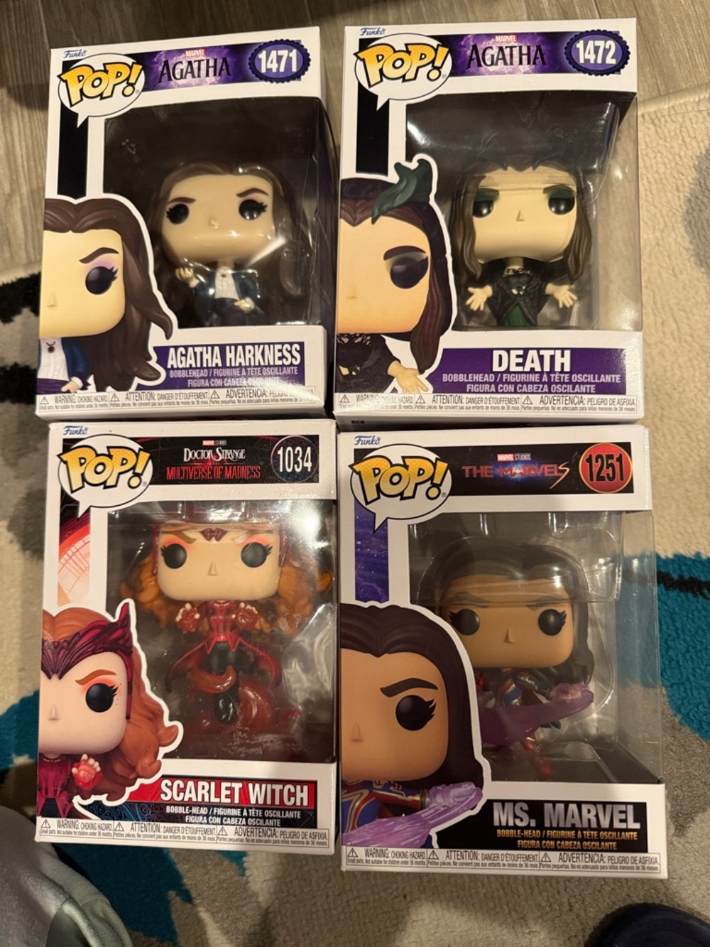 Funko Pop! Marvel Purple and Black Agatha & The Marvels Box Set
